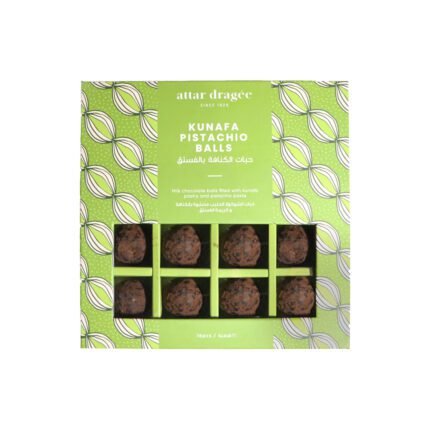 Chocolate Gift box filled with Kunafa and Pistachio.